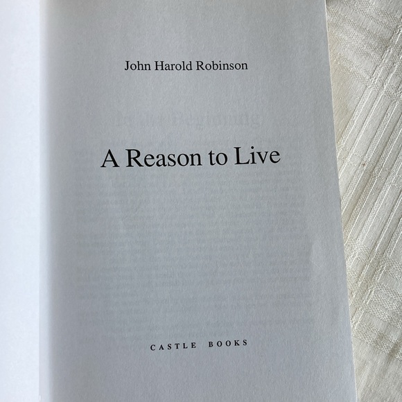 Rare “A Reason To Live” by John H. Robinson - Picture 8 of 8